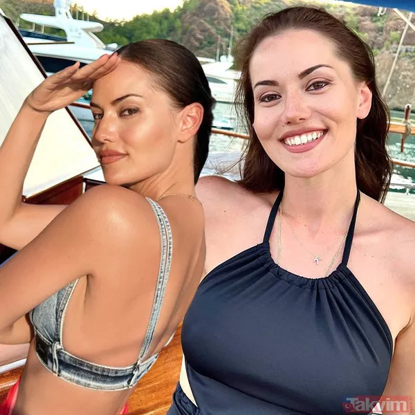 2 çocuk annesi Fahriye Evcen sosyal medyayı podyuma çevirdi! İlk yorum Filiz Akın’dan! Burak Özçivit’in eşi kırmızı takımıyla... - 1