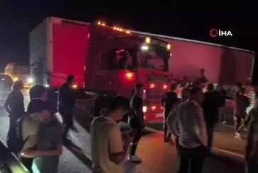 Alanya’da tır sürücüsü kalp krizi geçirdi!