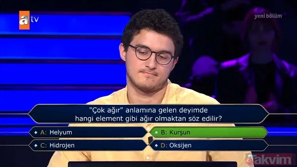 Kenan İmirzalıoğlu sordu, Kim Milyoner Olmak İster'de Yeşilçam rüzgarı esti! Neşeli Günler, Münir Özkul ve Adile Naşit... - 11