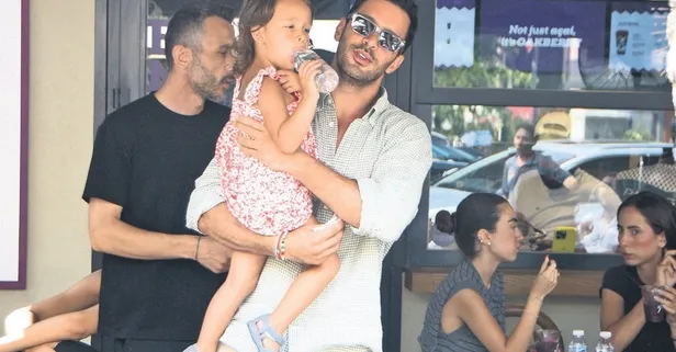 Barış Arduç kızı ile Bebek'te görüntülendi