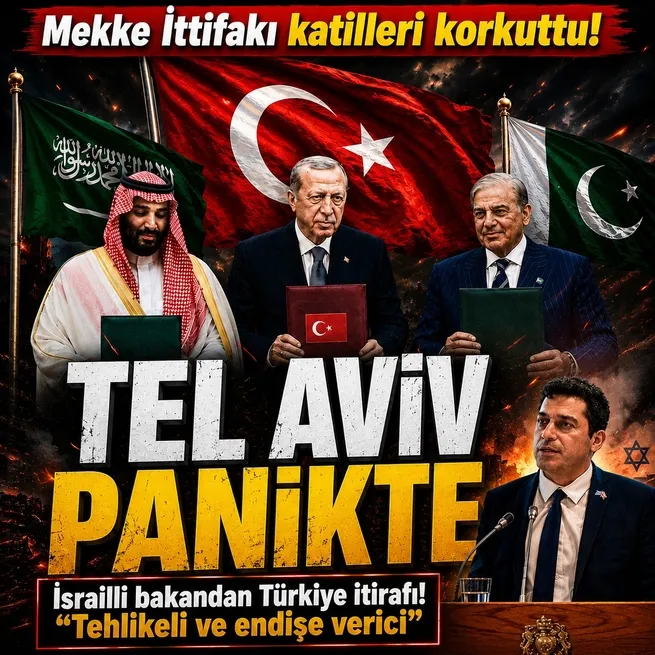 Mekke İttifakı Tel Avivde deprem etkisi yarattı: İsrailli bakandan Türkiye ve Suudi Arabistan itirafı!