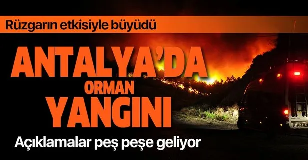 Son dakika: Manavga'ta çıkan orman yangını kısmen kontrol altına alındı