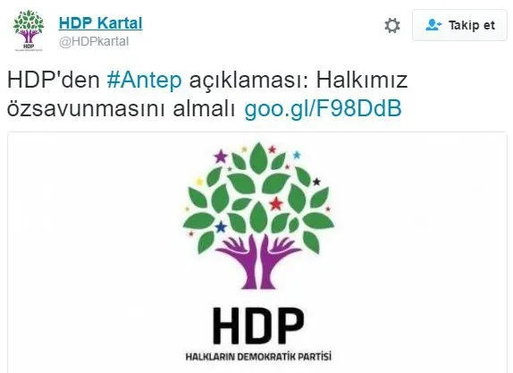 HDP'den iç savaş çığırtanlığı-1