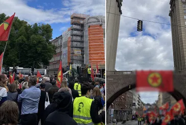 NATO Genel Sekreteri'nin 'sözleri yerine getiriyorlar' dediği İsveç'te skandal! Polis koruması altında PKK yürüyüşü