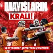 Mayıslar Galatasaray’ın! Şampiyonu spor yazarları değerlendirdi! Okan Buruk’a övgü dolu sözler