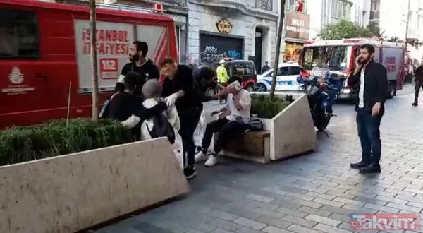 Taksim İstiklal Caddesi'ndeki patlamada terör izi! Şüpheli kadının banka bıraktığı çanta ve patlama: Ekipler teyakkuzda - 13