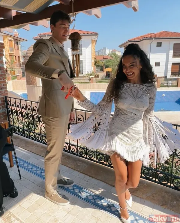 Son dakika: Ebru Şahin ile Cedi Osman evlendi! Böyle gelin görülmedi! Ebru Şahin beyazlar içinde büyüledi! İşte nikahtan ilk kareler... - 19