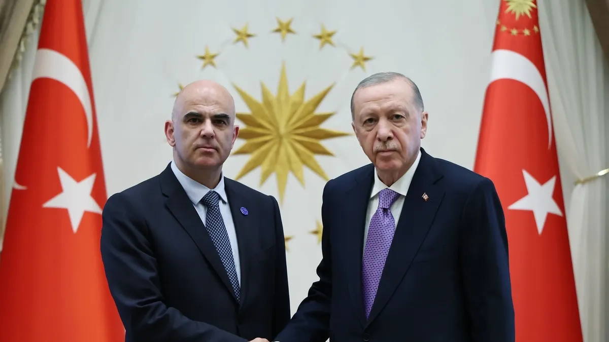 Başkan Erdoğan Avrupa Konseyi Genel Sekreteri Alain Berset'i kabul etti