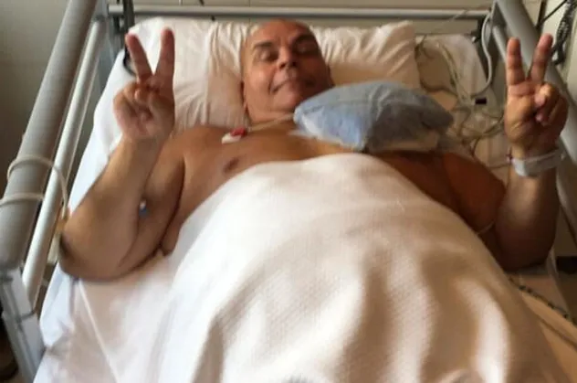 Rasim Öztekin'in hastane odasından paylaşımı!