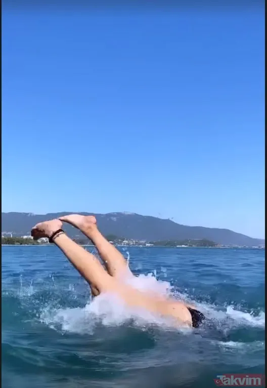 Kalça dansıyla ünlenen Solmaz Çiros denizde ters takla attı! Mayolu Solmaz’ın son halini gören inanamadı! “Hani zayıflamıştı...” - 8
