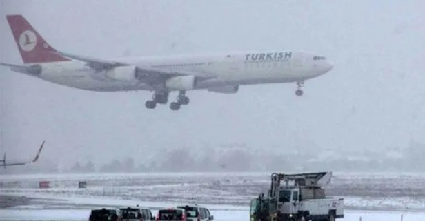 Hava ulaşımına kar engeli! İstanbul’da bazı uçak seferleri iptal edildi