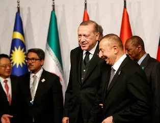 Erdoğan ve Aliyev'in neşeli sohbeti görüntülendi