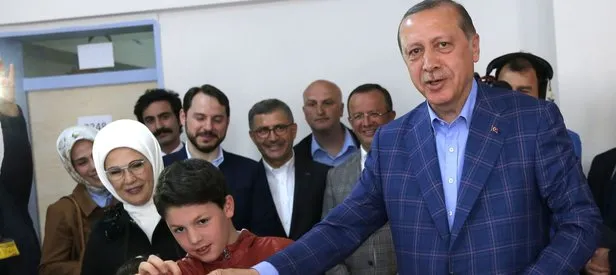 Cumhurbaşkanı Erdoğan oy kullandı