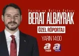 Hazine ve Maliye Bakanı Berat Albayrak özel röportajı 3 Ekim Perşembe saat 14'de A Haber ve A Para'da... (Video)