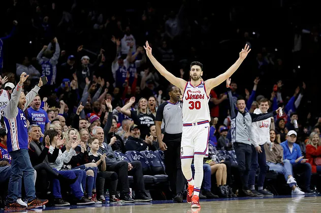 NBA'de Philadelphia 76ers forması giyen Furkan Korkmaz'dan kariyer rekoru: 34 sayı, 6 ribaund ve 4 asist