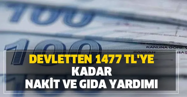 Devletten vatandaşlara nakit ve gıda yardımı var mı?