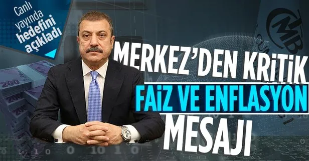 Son dakika: Merkez Bankası Başkanı Şahap Kavcıoğlu’ndan flaş faiz ve enflasyon mesajı
