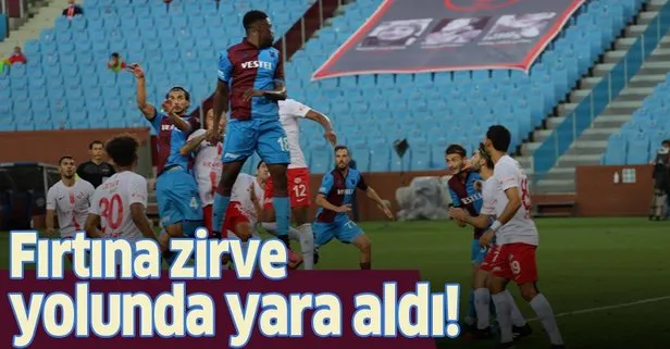 Trabzonspor 2-2 Antalyaspor | MAÇ SONUCU