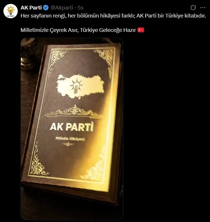 1786207294013.jpeg AK Parti'den 25'inci yıl videosu: "AK Parti bir Türkiye kitabıdır"-3