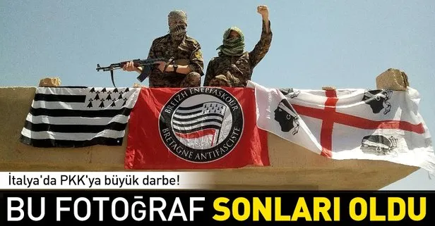 İtalya’da PKK’ya büyük darbe! Fotoğraftan tespit edildiler