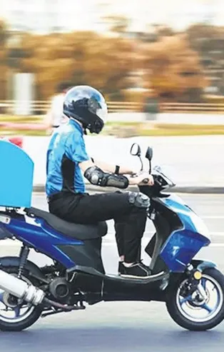 150 bin motosikletli kuryeye güvence