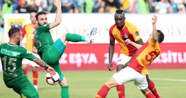 Çaykur Rizespor-Galatasaray maçı nefesleri kesti! Şampiyonluk yolunda...