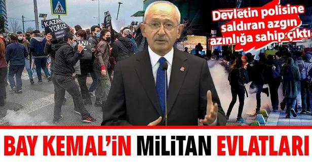 CHP Genel Başkanı Kemal Kılıçdaroğlu, devletin polisine alçakça saldıran militanlara evladım dedi