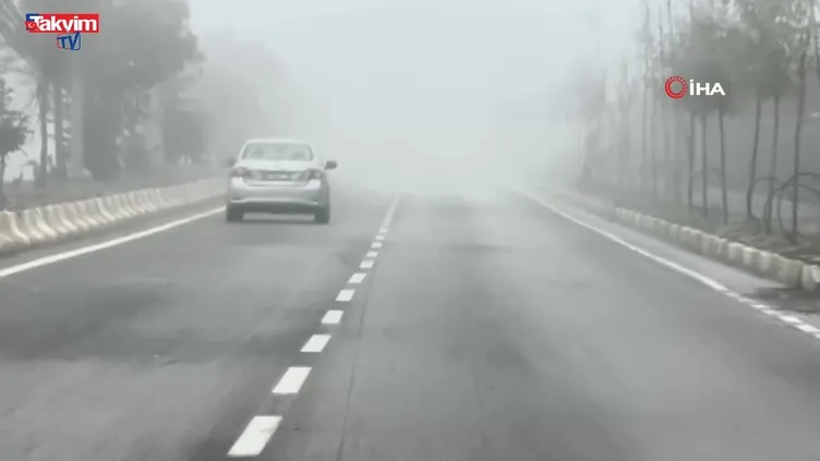 Ağrı’da yoğun sis ulaşımı olumsuz etkiliyor