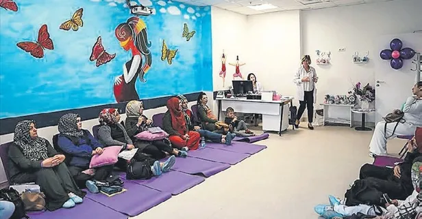 Ankara Etlik Şehir Hastanesi'nden örnek model 'Doğum Dostu Ebe Destek Merkezi'