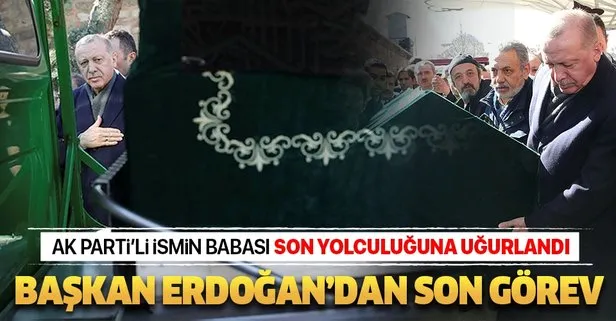 Başkan Erdoğan Akif Çağatay Kılıç’ın babası Sinan Kılıç’ın cenaze törenine katıldı