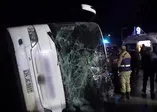 Amasya'da Bakırköy Belediyesi'ne ait otobüs devrildi! Ölü ve yaralılar var