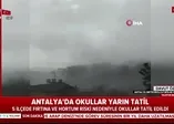 Son dakika: Antalya'da yarın okullar tatil