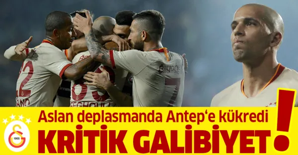 Aslan Deplasmanda Antep E Kukredi Gaziantep Fk 0 2 Galatasaray