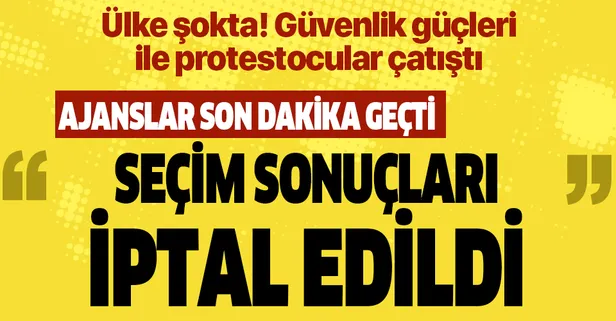 Son dakika: Kırgızistan'da parlamento seçiminin sonuçları iptal edildi