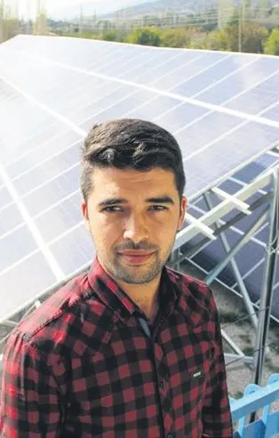 Tarım ve Kırsal Kalkınmayı Destekleme Kurumu'nun desteğinden yararlandı güneş tarlası kurdu