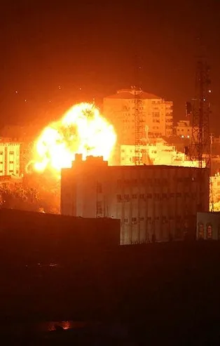 İsrail'den Gazze'ye hava saldırısı