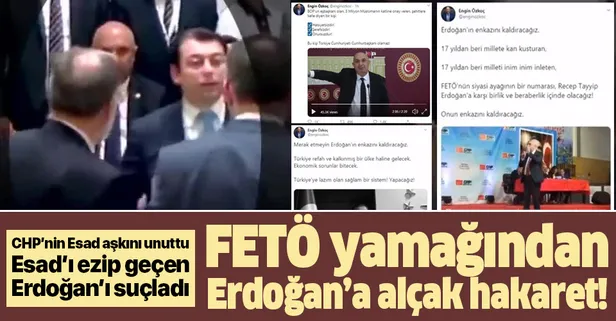 Son dakika: Ankara Cumhuriyet Başsavcılığından, Cumhurbaşkanı Erdoğan'a hakaret eden CHP'li Engin Özkoç'a soruşturma