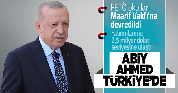 SON DAKİKA: Başkan Recep Tayyip Erdoğan ve Etiyopya Başbakanı Abiy Ahmed'den ortak açıklamalar