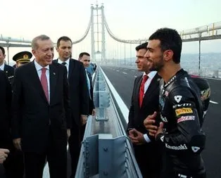 Erdoğan’dan Sofuoğlu’na ’geçmiş olsun’ telefonu