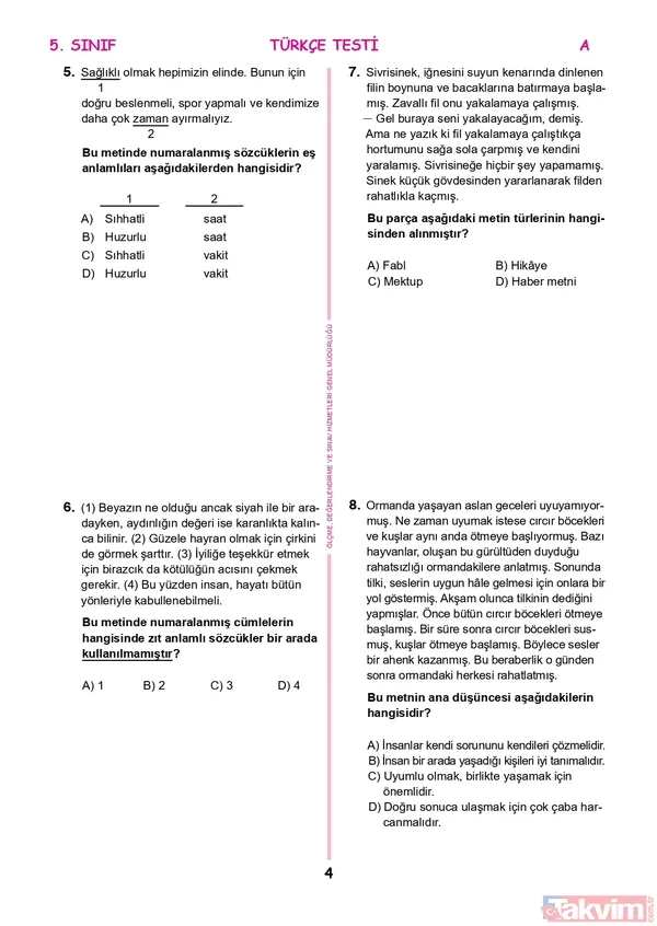 2022 İOKBS Bursluluk 5.6.7.8.9.10.11. sınıf SORU VE CEVAPLARI PDF İNDİR! meb.gov.tr: İOKBS A-B-C-D sözel- sayısal soru kitapçığı FULL! Türkçe, Matematik, Coğrafya, Tarih... - 4