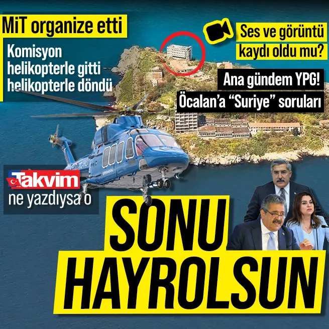 Terörsüz Türkiye komisyonu İmralıdan döndü! Tutanak bombası: Görüşmeler kayıt altına alınıp komisyona sunulacak