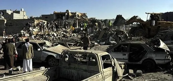 Suudi Arabistan öncülüğündeki Arap ülkeleri koalisyonu, Yemen'de ilerleyişini sürdüren Husilere karşı