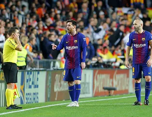 Barcelona maçında hakem skandalı!