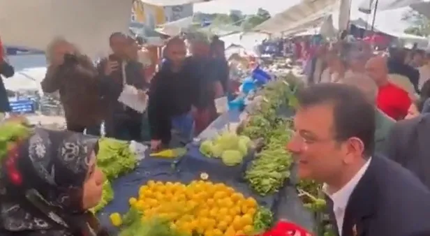 Pazar ziyareti sırasında CHP'li Ekrem İmamoğlu'na büyük şok: "Sonunda sizi İstanbul'da görebildik"-5