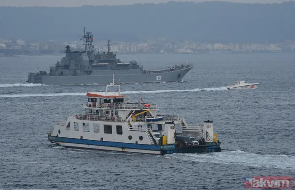 Rus savaş gemileri Karadeniz'e doğru yolda! Çanakkale Boğazı'nı çıktılar - 2