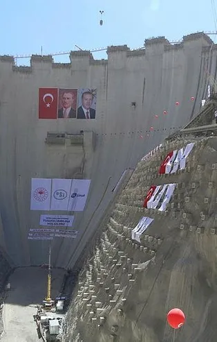 Yusufeli Barajı 2021’de bitiyor: Yüzde 80'i tamamlandı