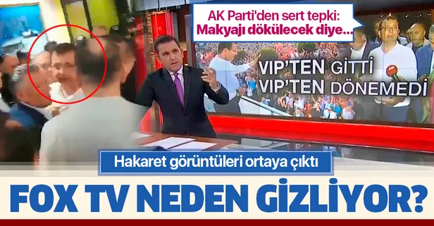 AK Parti'den İmamoğlu'nun Ordu Valisi Seddar Yavuz'a hakaret ettiği anları yayınlamayan FOX TV’ye tepki