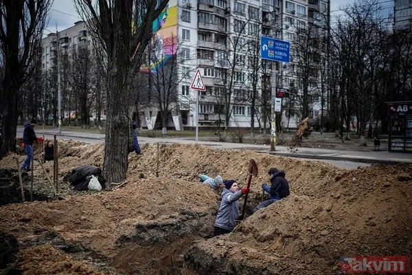 Rusya Ukrayna savaşında 13. gün! Savaştan çarpıcı kareler - 3