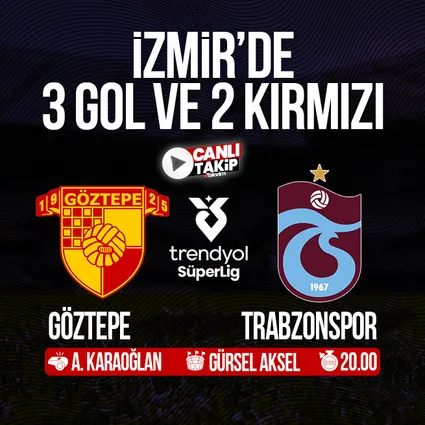 Fırtına ikinciliğe uçtu! Göztepe - Trabzonspor: 1-2 | MAÇ SONUCU