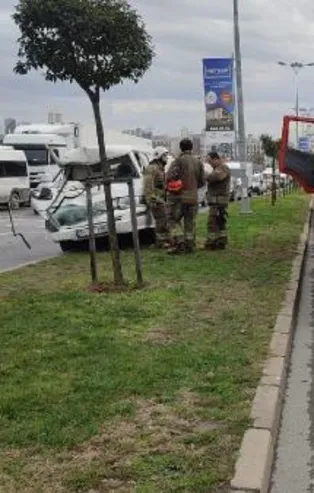 Başakşehir'de kaza: Yaralılar var